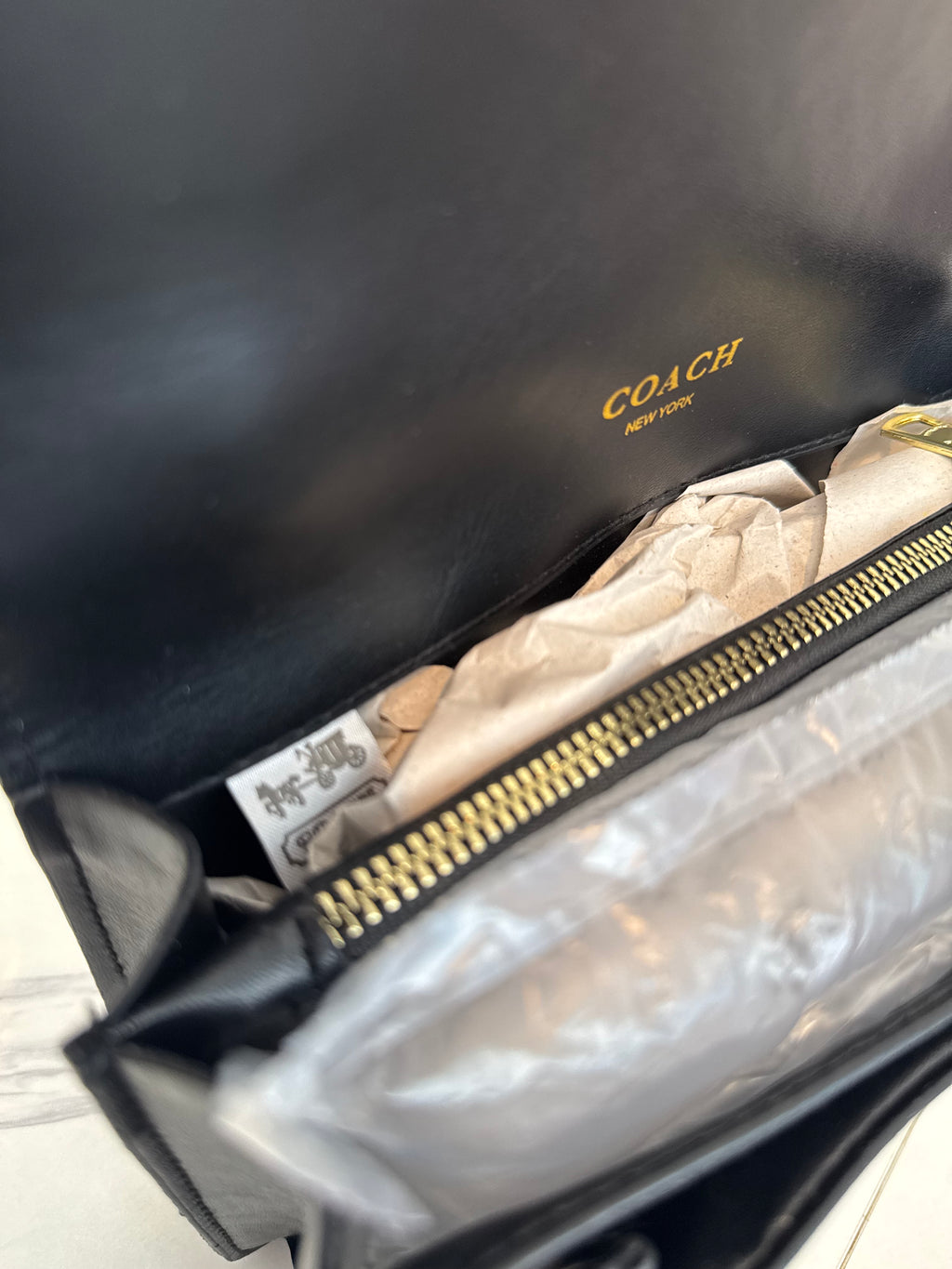 Long Shoulder Black Bag