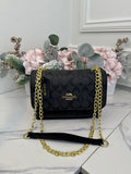 Long Shoulder Black Bag